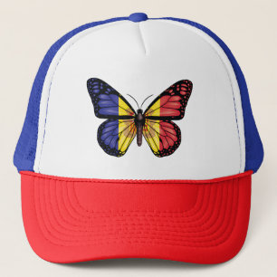 Andorra butterfly monarch flag trucker hat