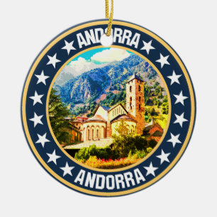 Andorra ceramic ornament