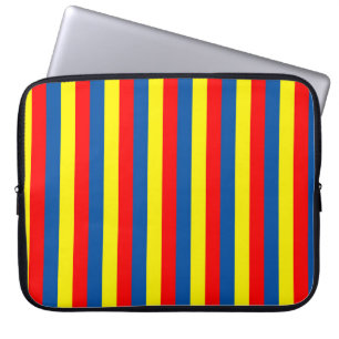 Andorra Ecuador romania moldova colombia flag stri Laptop Sleeve
