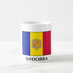 Andorra Flag Coffee Mug