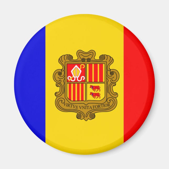 andorra flag magnet (Front)