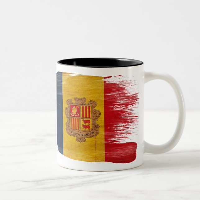 Andorra Flag Mug (Right)