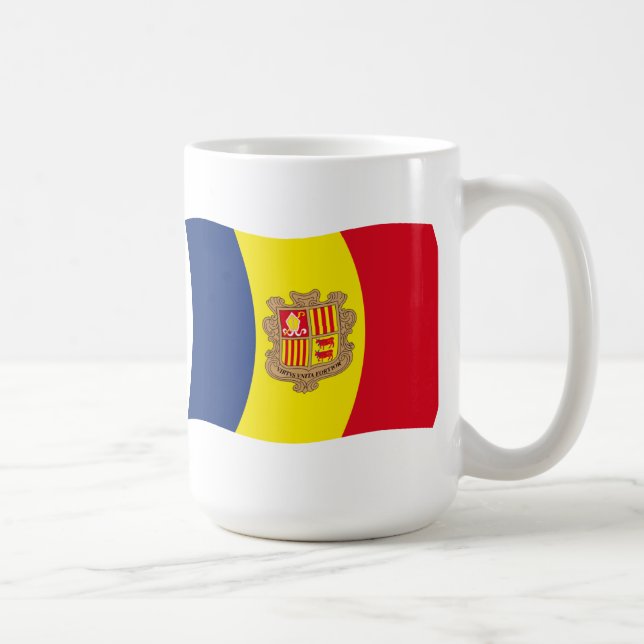 Andorra Flag Mug (Right)