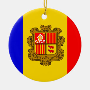 andorra flag ornament