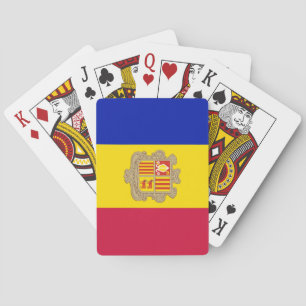 Andorra Flag Playing Cards