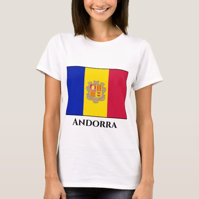 Andorra Flag T-Shirt (Front)
