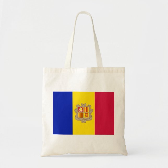 Andorra Flag Tote Bag (Front)