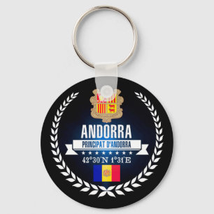 Andorra Keychain