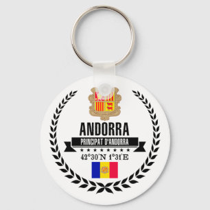 Andorra Keychain