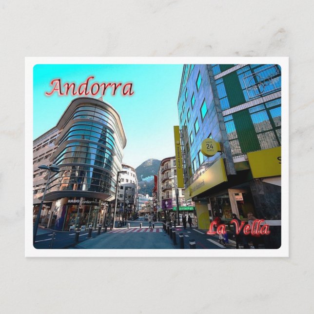 Andorra - La Vella - Centre  - Postcard (Front)