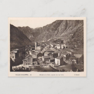 Andorra la vella postcard