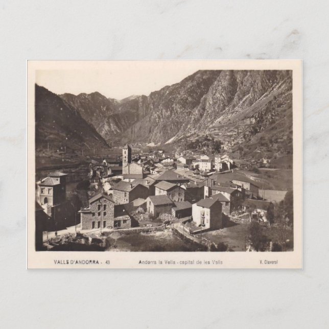 Andorra la vella postcard (Front)