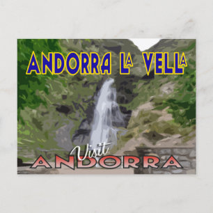 Andorra La Vella, visit Andorra Postcard