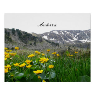 Andorra landscape poster