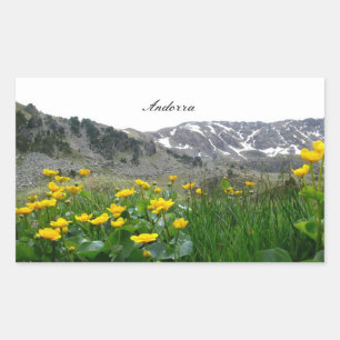 Andorra landscape sticker