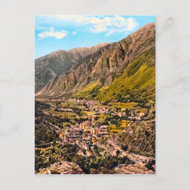 Andorra , panorama postcard (Front)