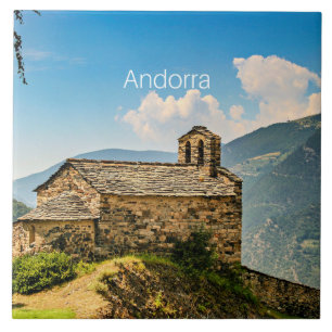 Andorra, Pyrenees mountain range Tile