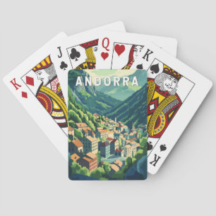 Andorra Travel Art Vintage Playing Cards