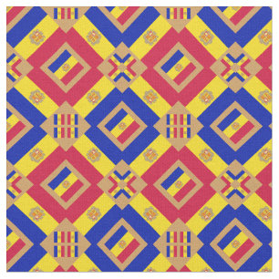 Andorran Flag & Trendy Andorra Fabric fashion GLD
