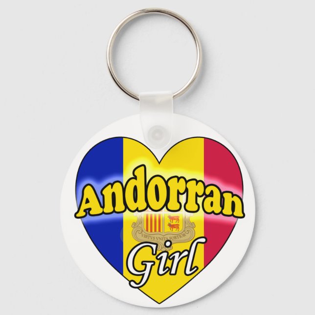 Andorran Girl Keychain (Front)