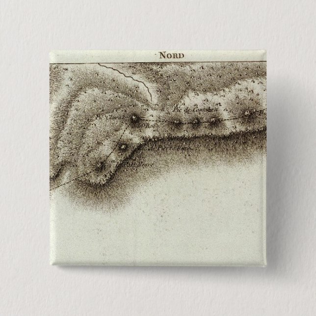 Andorre 2 Inch Square Button (Front)