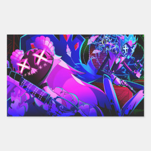 Andre & Stella Halloween Slasher   Helluva Boss   Sticker