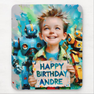ANDRE ~ Toy Robots ~ Mousepad