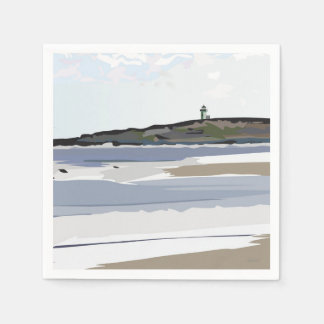 Andrea Brand #2 Popham - Stormy Popham Beach, Main Napkin