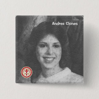 Andrea Clones 2 Inch Square Button