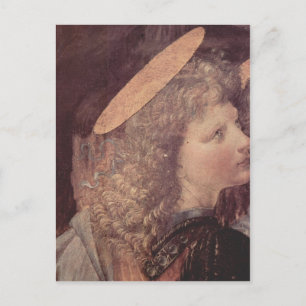 Andrea del Verrocchio Die Taufe Christi, Detail: E Postcard