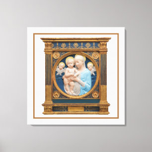 Andrea Della Robbia c1485 Madonna and Child  Canva Canvas Print