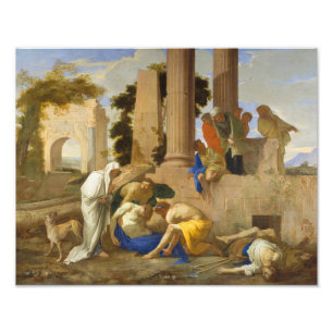 Andrea di Lione - Tobit Burying the Dead Photo Print