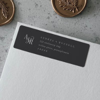 ANDREA Minimalist Dark Grey Retourner les étiquett