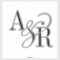 ANDREA Modern Minimalist Large Wedding Monogram