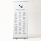 ANDREA Modern Minimalist Wedding Seating Chart