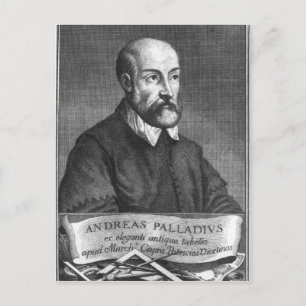 Andrea Palladio engraved by Francesco Postcard