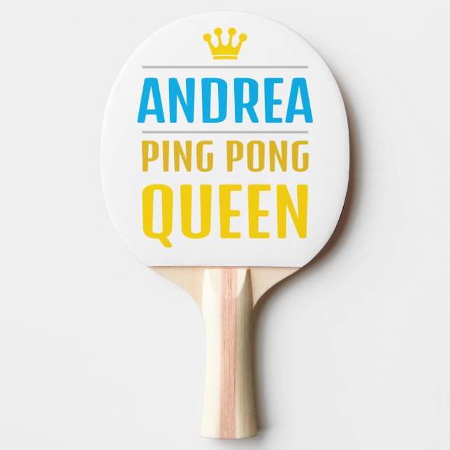 Andrea Ping Pong Paddle (Front)