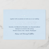 Andrea Sky Blue Elegant Wedding