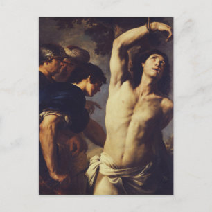 Andrea Vaccaro St. Sebastian Baroque Fine Art Postcard