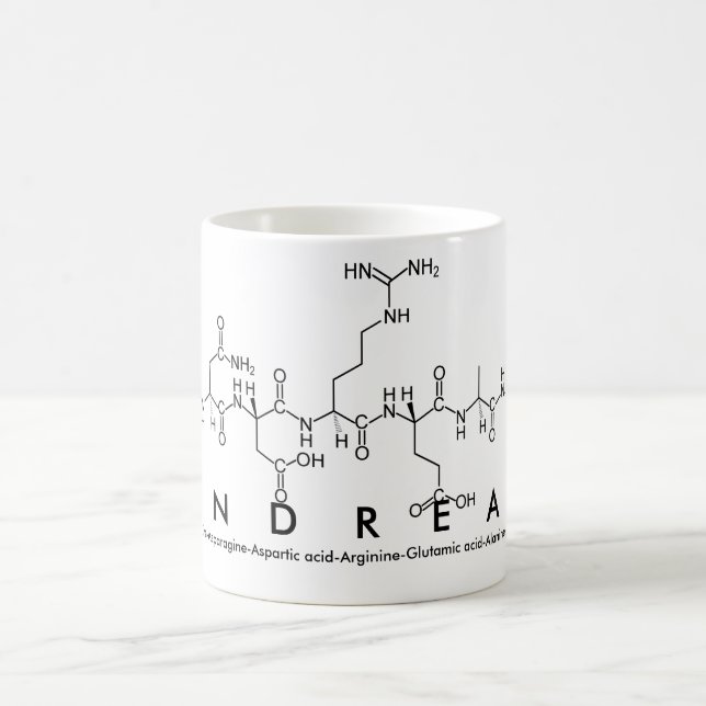 Andreas peptide name mug (Center)