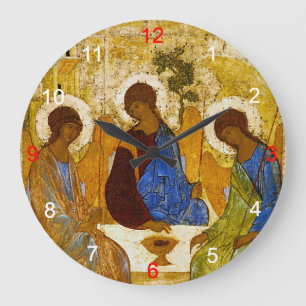 Andrei Rublev , “ Holy Trinity ” Large Clock