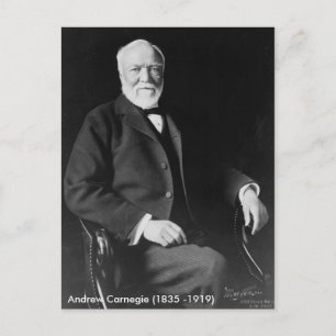 Andrew Carnegie Postcard