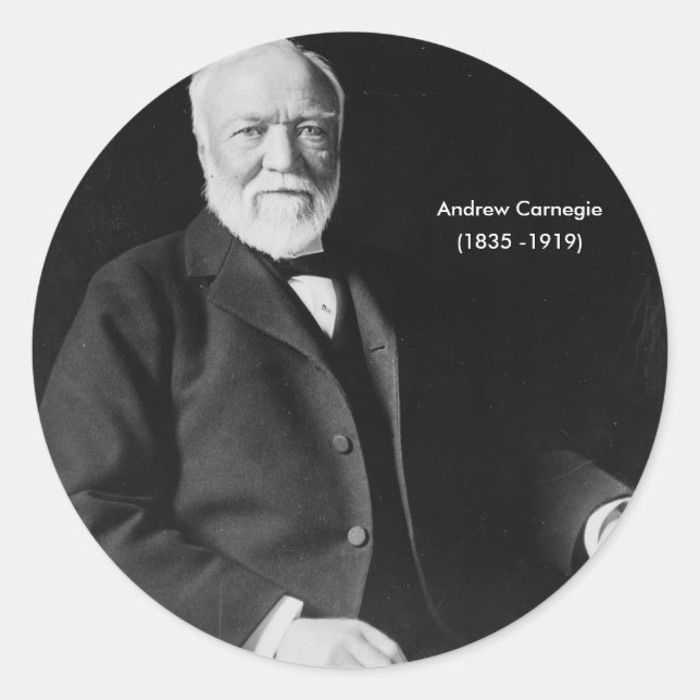 Andrew Carnegie Sticker (Front)