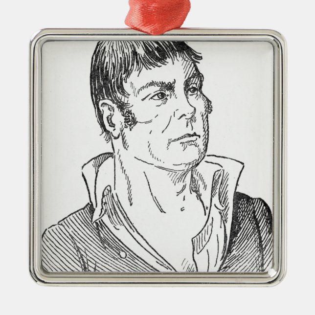 Andrew Gamble Metal Ornament (Front)