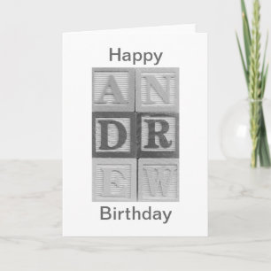 Andrew Happy Birthday Card