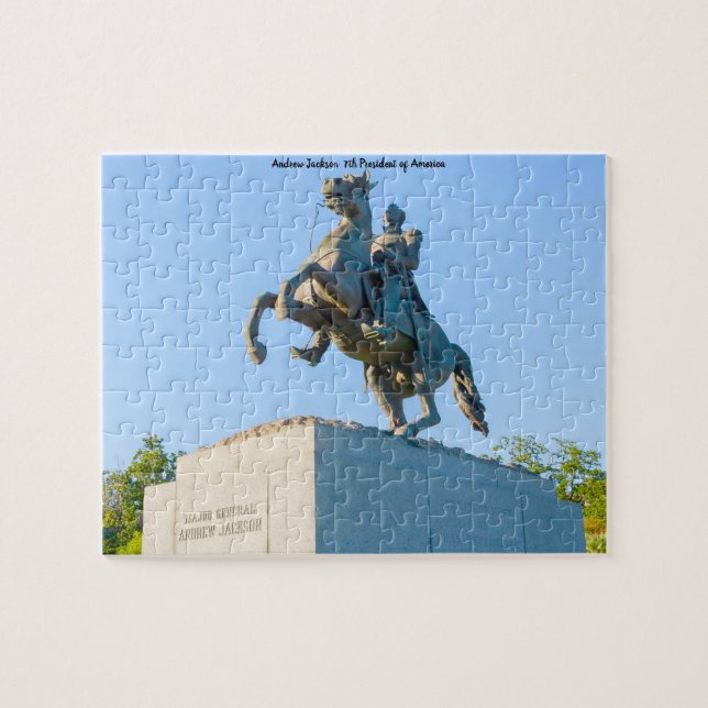 Andrew Jackson 7th President of America. Jigsaw Puzzle (Horizontal)