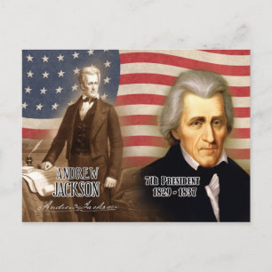 Andrew Jackson - 7th President of the U.S. Postcard