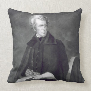 Andrew Jackson, 7th President of the United States Throw Pillow