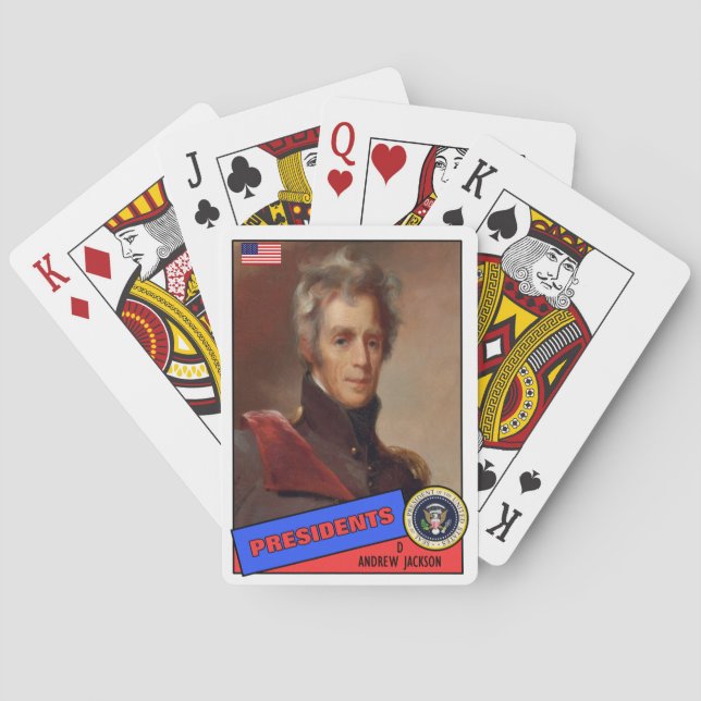 Andrew Jackson Baseball Card (Back)