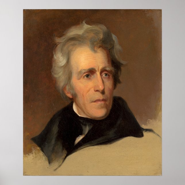 Andrew Jackson - Poster d'art Thomas Sully (Devant)